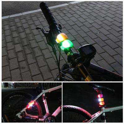 Rücklicht, einfache Installation, drei Gänge, hohe Helligkeit, lange LED-Lebensdauer, Mehrzweck-Nachtfahrten, kompaktes Fahrrad-Sicherheitswarnlicht