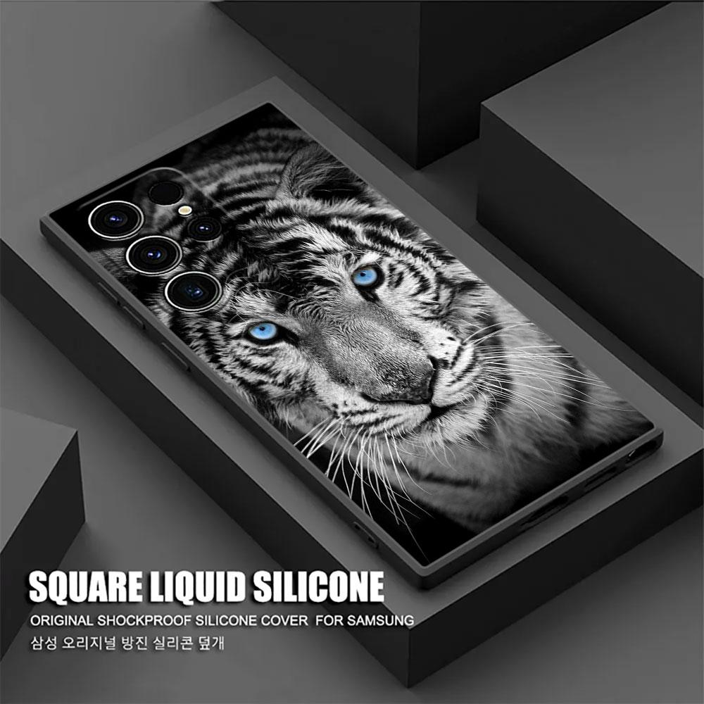 Wolf Lion Tiger Animal S26Ultra Case For Samsung Galaxy S26 S25 S24 S23 S20 S21 FE S22 Ultra S25 Plus 5G Cases Soft Phone Cover