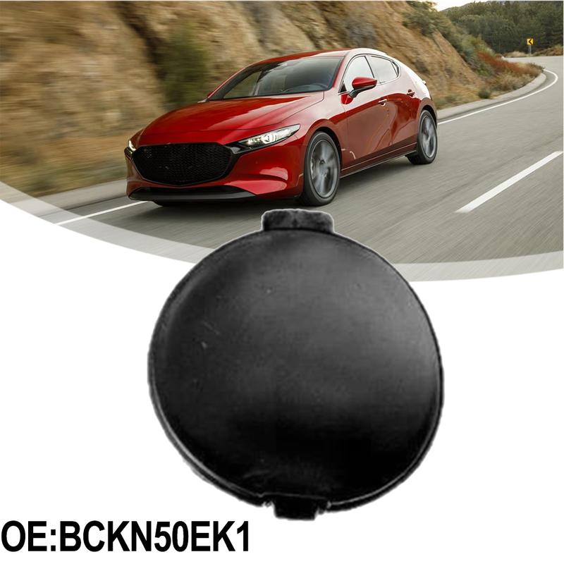 Rear Bumper Tow Eye Cover for MAZDA 3 For Hatchback OEM Part Numbers BCKN50EK1 and BCKN50EL1 Compatible