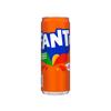 Coca-Cola Європейська Fanta Італійська Fanta Апельсиновий смак Фруктовий сік 12% (Апельсин 9% + Лимон 3%) Висококонцентрований 330 мл 1 банка