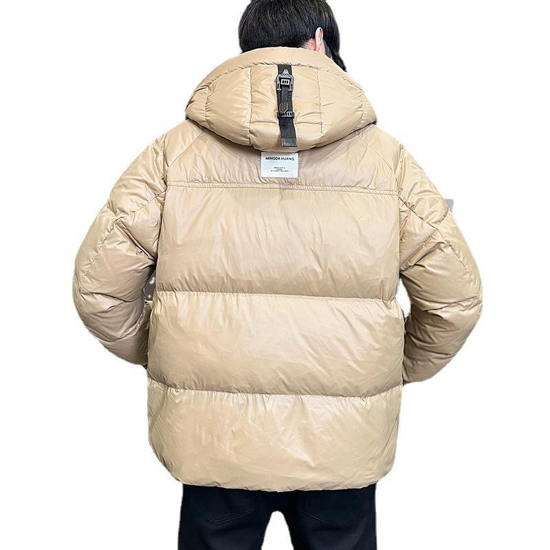 Down Jacket Men's 2025 New Handsome White Duck Down Cold-resistant and Warm Thickened Thin and Light Hooded Winter Jacket