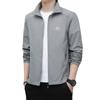 Men's Summer Windbreaker: Lightweight Ice Silk, Quick-Dry, Loose Fit, Stand Collar, Plus Size Fishing Jacket.