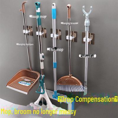 Επιτοίχια Ράφι Σφουγγαρίστρας Χωρίς Τρύπημα για Αποθήκευση Μπάνιου με Ισχυρούς Γάντζους. Αποθηκεύστε και Κρεμάστε Αποτελεσματικά Σφουγγαρίστρες.