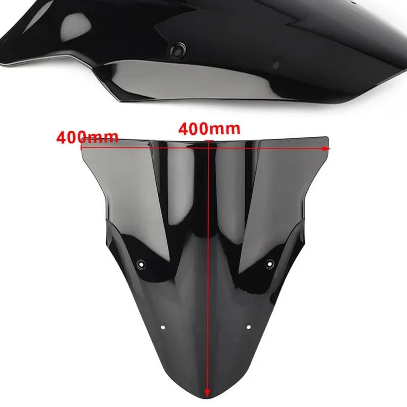 Motorcycle ER6F 2016 Wind Deflector For Kawasaki Ninja 650 EX650R 2012 -2016 Screen Double Bubble Windshield Deflector Protector