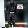 Oversized Y2K Streetwear Hoodie Set With Contrast Camo Print Loose Fit Sweatshirt Straight Leg Pants Teens
