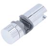 Shower Slide Rail Bar Holder 360 Degree Adjustable Straight Clamp ABS Chrome for 18?25mm Pipe