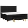 Maison Exclusive - Sommier à lattes de lit avec matelas Noir 180x200 cm Tissu