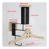 Motorcycle Helmet Rack with Hook Sturdy Wall Mount Stand Hanging Bar