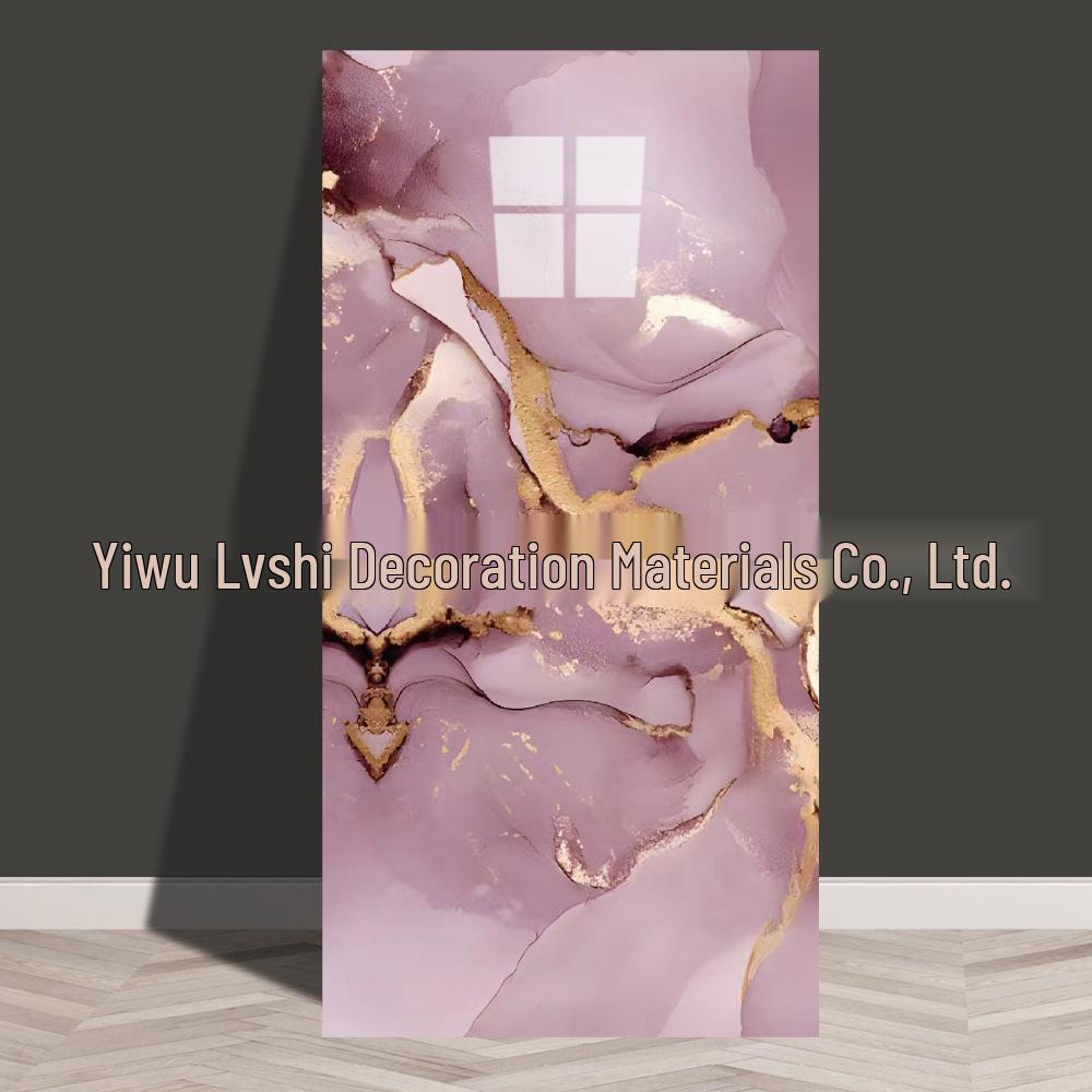 Waterproof Marble Imitation Tile Wall Sticker for Kitchen Renovation - Oil & Moisture Resistant, Self-Adhesive Decor.