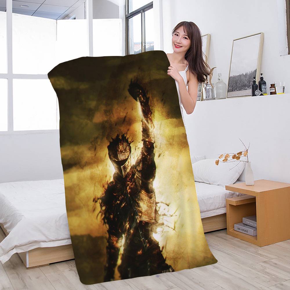 1pc D-Dark S-Souls 3 Big Microfiber Beach Towels Quick Dry Towel Sand Beach Towels Pool Towel for Travel Swim Pool Yoga