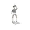 Stainless Human Shape Sausage Holder for BBQ Grill, Hot Dog Roasting Rack for Outdoor Cooking