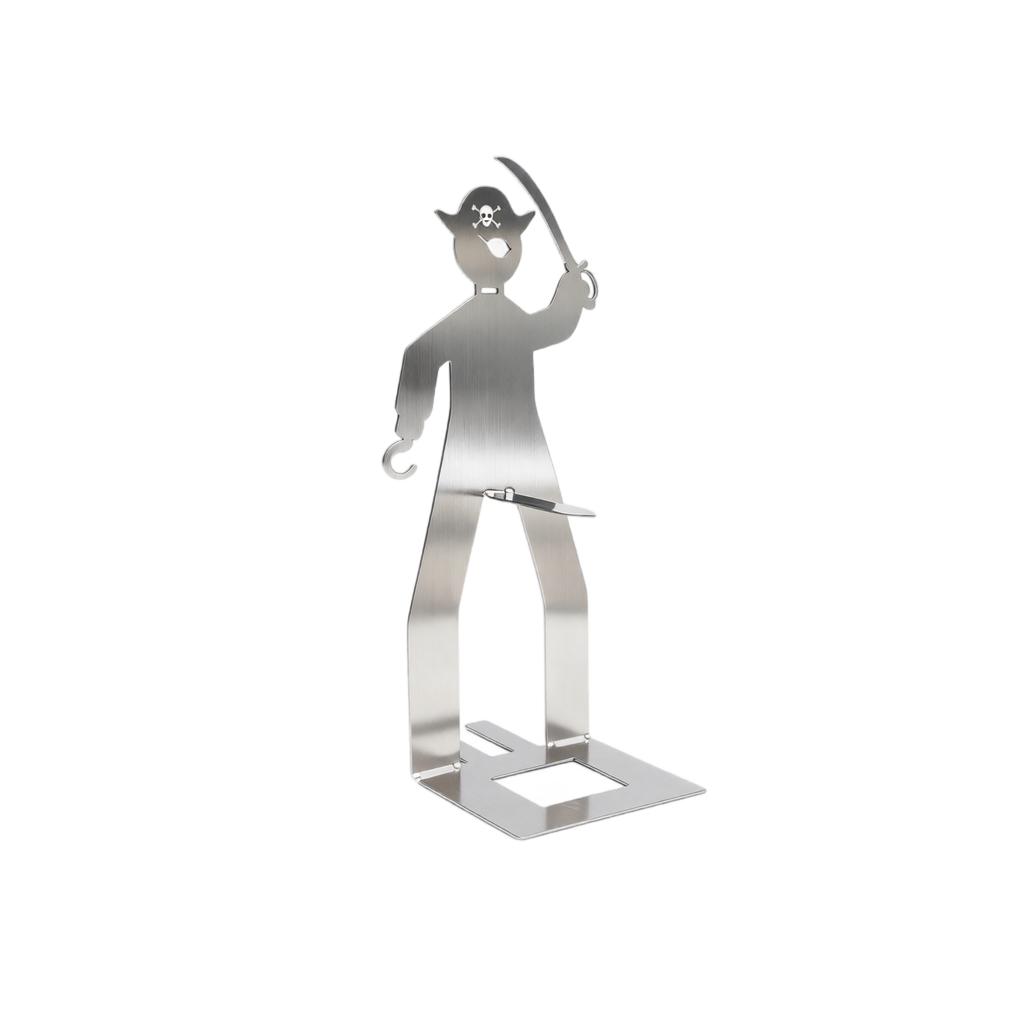 Stainless Human Shape Sausage Holder for BBQ Grill, Hot Dog Roasting Rack for Outdoor Cooking