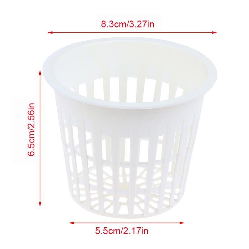 10Pcs 2/3 Zoll wachsen Hydrokultur Tassen Pflanzung Soilless Kolonisierung Korb