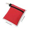 Lightweight Golf Ball Bag Golf Tees Storage Pouch with Carabiner Waist Bag Small Sports Accessory Bag for Men and Women