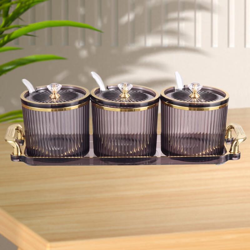 Yingbai Commercial Plastic Spice Jar Set