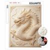 Elegant Pearl Dragon Pearl Painting 5D DIY Pearl Gemstone Art Diamond Painting Kit for Adults/Beginners Gift Ideas Home Decor Wall Art Craft Set