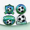 Handmade 3D Soccer Event Football Enamel Pin Zinc Alloy Brooch For Fan Collectors And Fashion Accessories