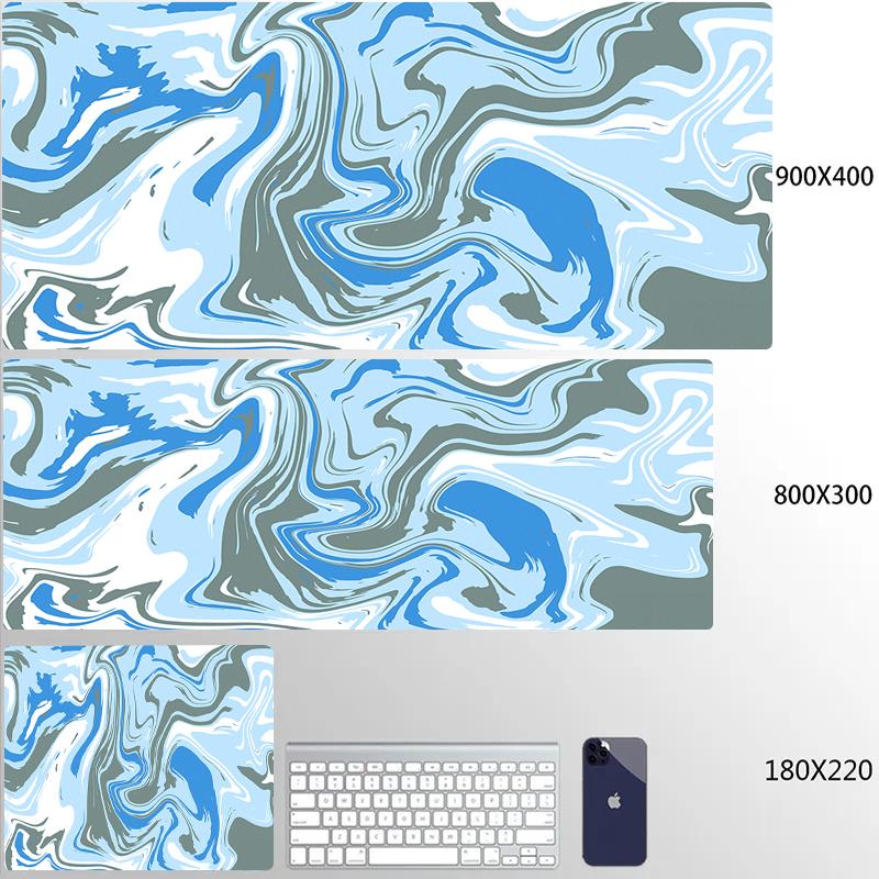 Tappetino Mouse Strata Liquid 900x400 Computer Laptop Anime Tappetino Tastiera Mouse XXL Tappetino Mouse Grande Tastiere Giocatori Decorazione Tappetino Scrivania