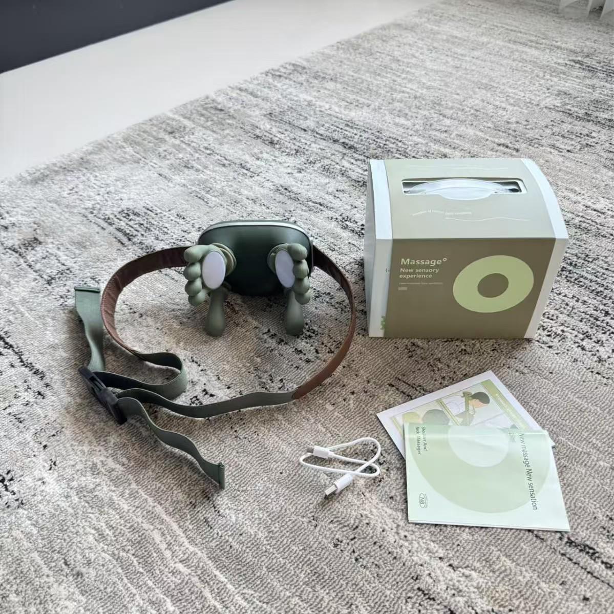 Portable Cross-Border Shoulder and Neck Massager for Cervical Vertebra with Trapezius Relief