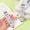 Personalized Book Mark Stainless Steel Metal Bookmarks Gift For Good Friends Collection Stationery School Supplies
