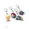  Anime Keychains Keychain Demon Slayer Kimetsu No Yaiba Acrylic Key Ring Cute Funny Cartoon for Friends