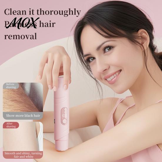 Wet Dry Electric Epilator Women Dual-Head Shaver, Rechargeable IPX7 Waterproof Bikini Trimmer, Razor Hair Removal for Face Body Underarms Legs Trimmer