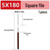 Nickel-Plated Diamond Files: Flat, Round, Square & Cylindrical