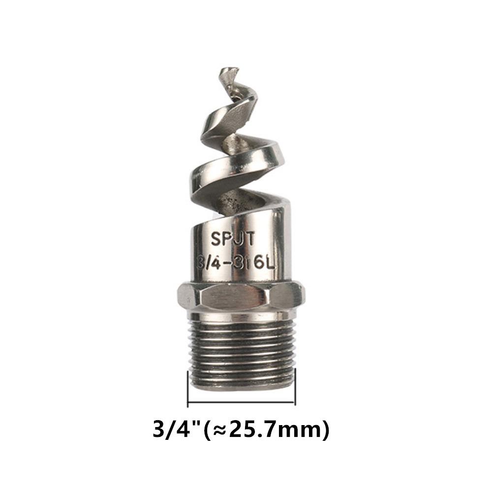 316 Stainless Steel Atomizing Nozzle BSP Thread Spiral Jet Nozzle  Lawn Irrigation