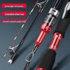 Luminous Telescopic Half-Titanium Bridge Fishing Rod with Soft Tip