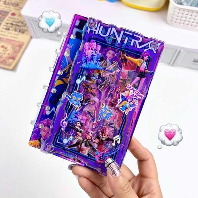 A7 Kpop Łowcy Demonów Notes Rumi Mira Zoey Segregator Wzór Kreskówkowy Anime Segregator Notes Artykuły Papiernicze dla Uczniów Prezenty