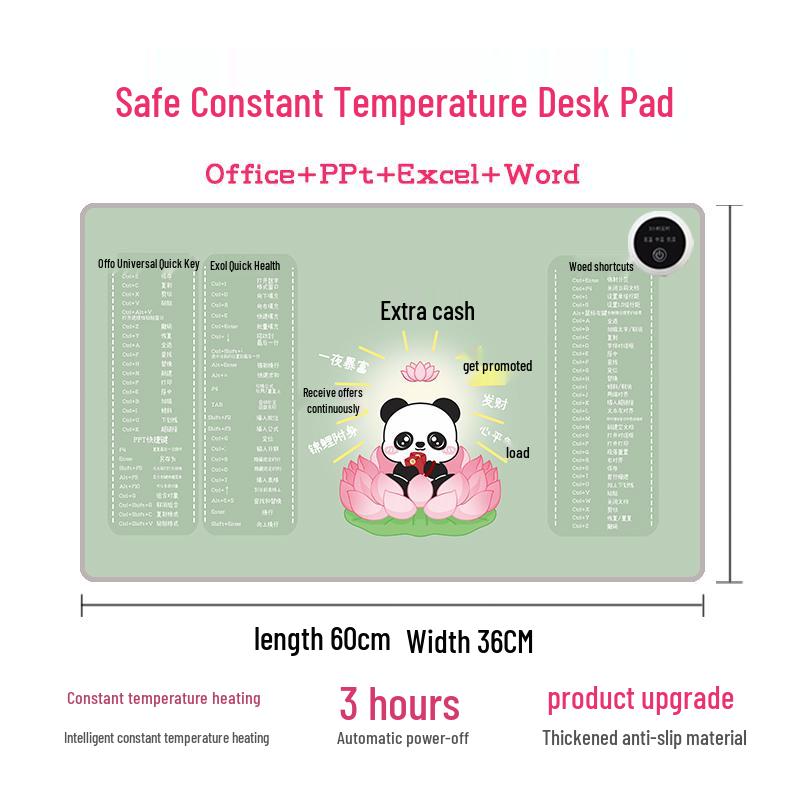 Electric Heated Mouse Pad with Temperature Control
