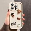Suitable for IPhone16 Phone Case, Retro Three-dimensional Bear 14Promax, Apple 15 Protective Case, Creative 13 Anti-drop