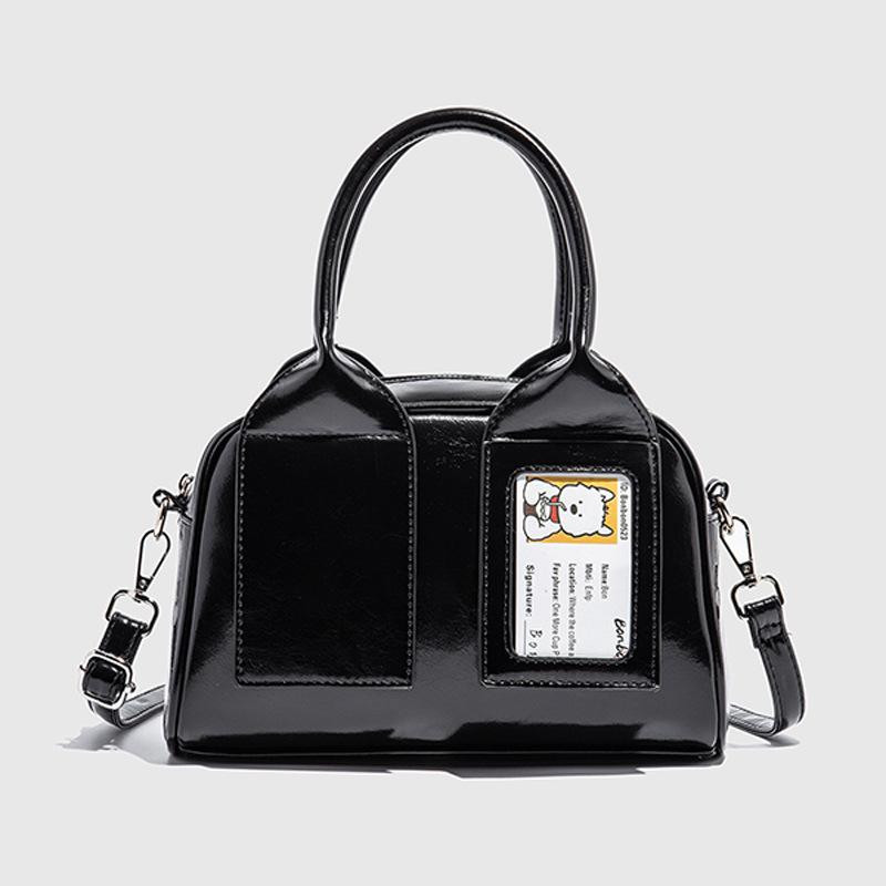 Korean texture portable bowling bag women 2025 new trendy fashion pillow bag versatile ins messenger bag women