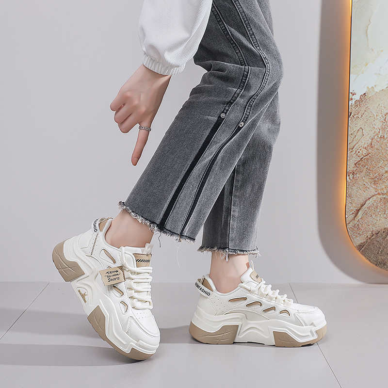 Fashion Camp Playform Women's Running Shoes Mary Jane Summer Boots Women Transparent Sneakers Sports Play Famous Sepatu Idea Mobile