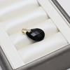 2PCS Faceted Design Gemstone Pendant Diamond Cut Faceted Crystal Pendant  For Earring Craft