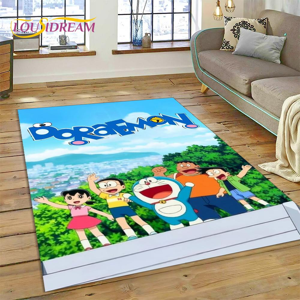 3D Cartoon Dream D-Doraemon Anime Rug Carpet for Living Room Bedroom Home Decor,Floor Mat Non-slip Decoration for Sofa Doormat