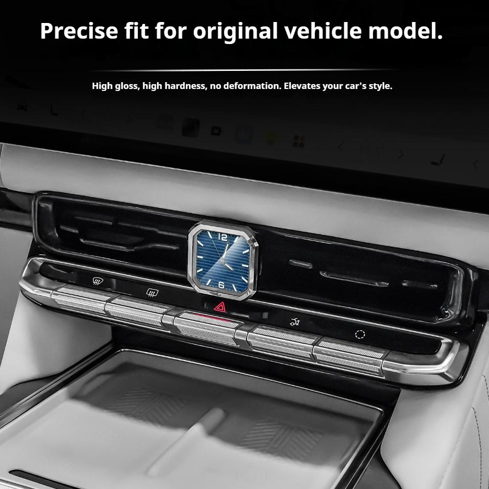 Adatto per ZEEKR 9X 2025 Modifica Upgrade Orologio Elettronico al Quarzo per Console Centrale Auto Decorazione Interna