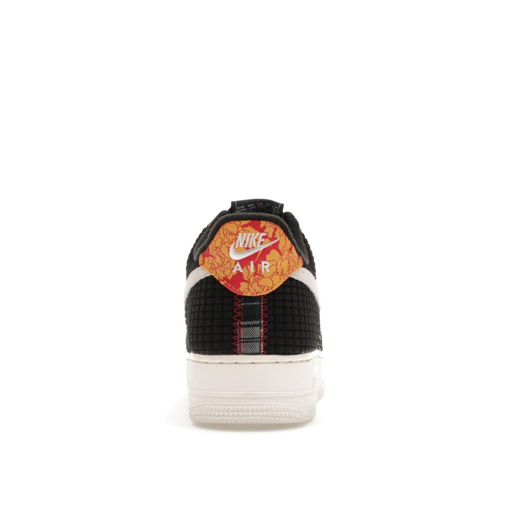 Nike Air Force 1 07 LV8 Multi-Material Men Sneakers Black Sail University-Red DZ4855-001