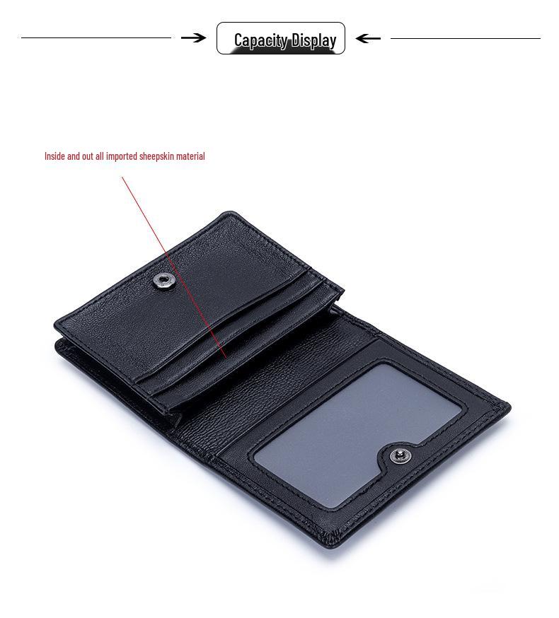 Unisex Woven Lambskin Business Card Holder: Genuine Leather, Large Capacity