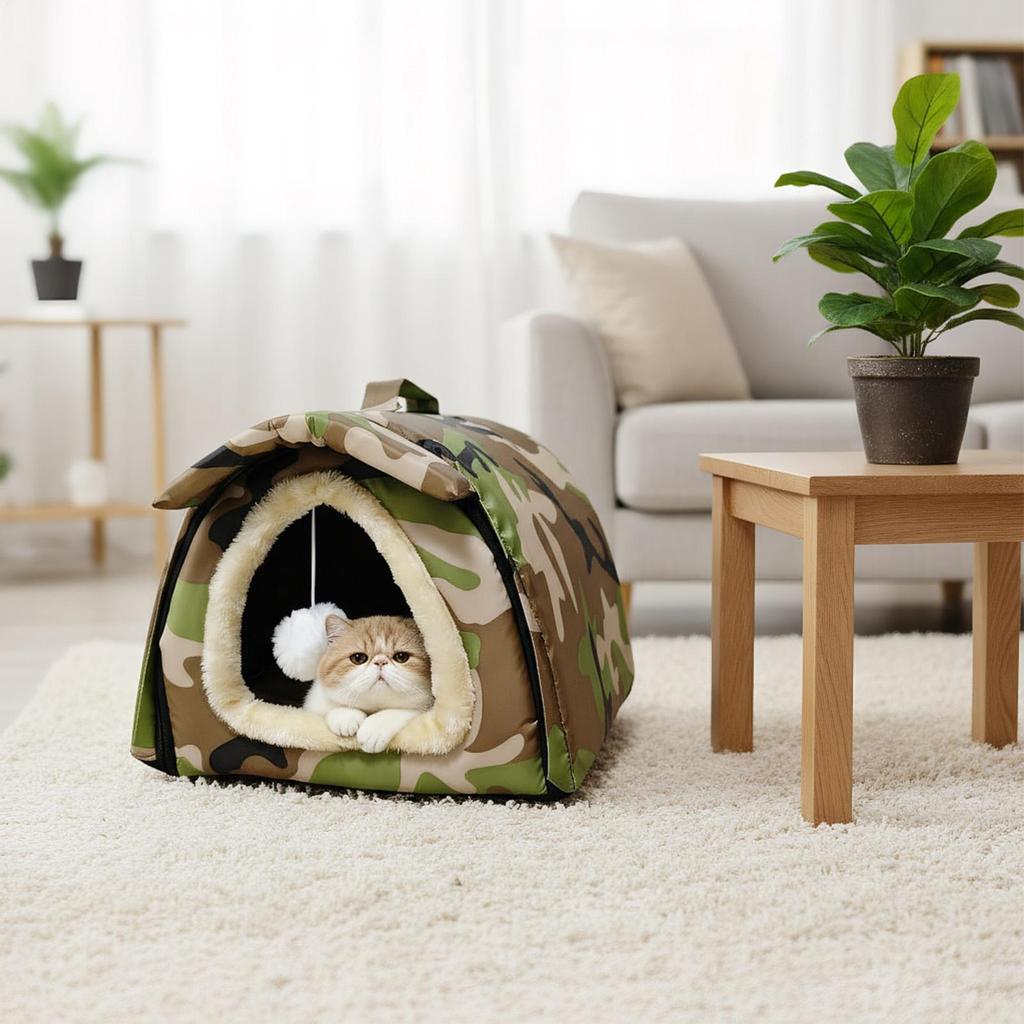 Cat Nest Warm Tent Pet Supplies Cat House For Kitten Puppy Animal Calming Puppy Sleeping Travel Winter Home Outdoor Indoor