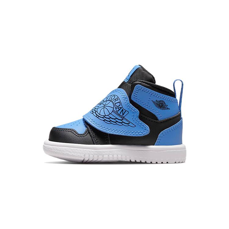 

New Jordan Sky Jordan 1 Black University Blue TD BQ7196-041 23.5