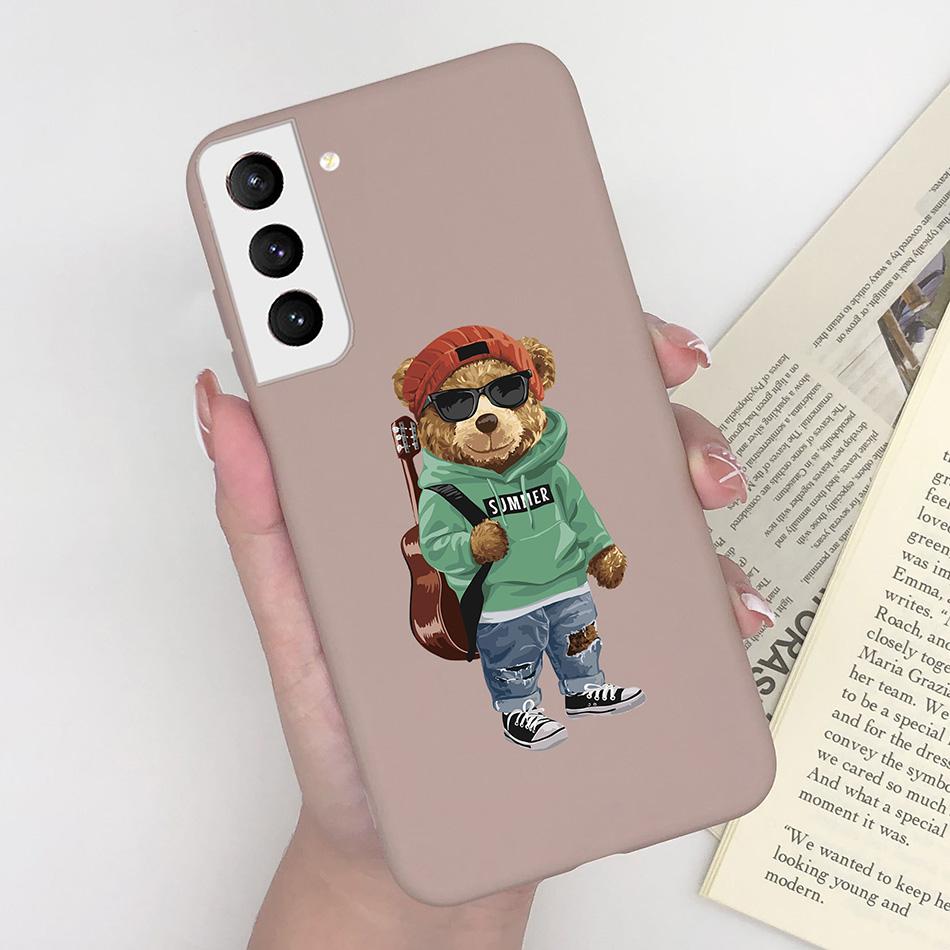 For Samsung Galaxy S21 Plus Ultra FE 5G Case Cute Painted Silicone Soft Protective Phone Cover for SamsungS21 S 21 FE Plus Ultra