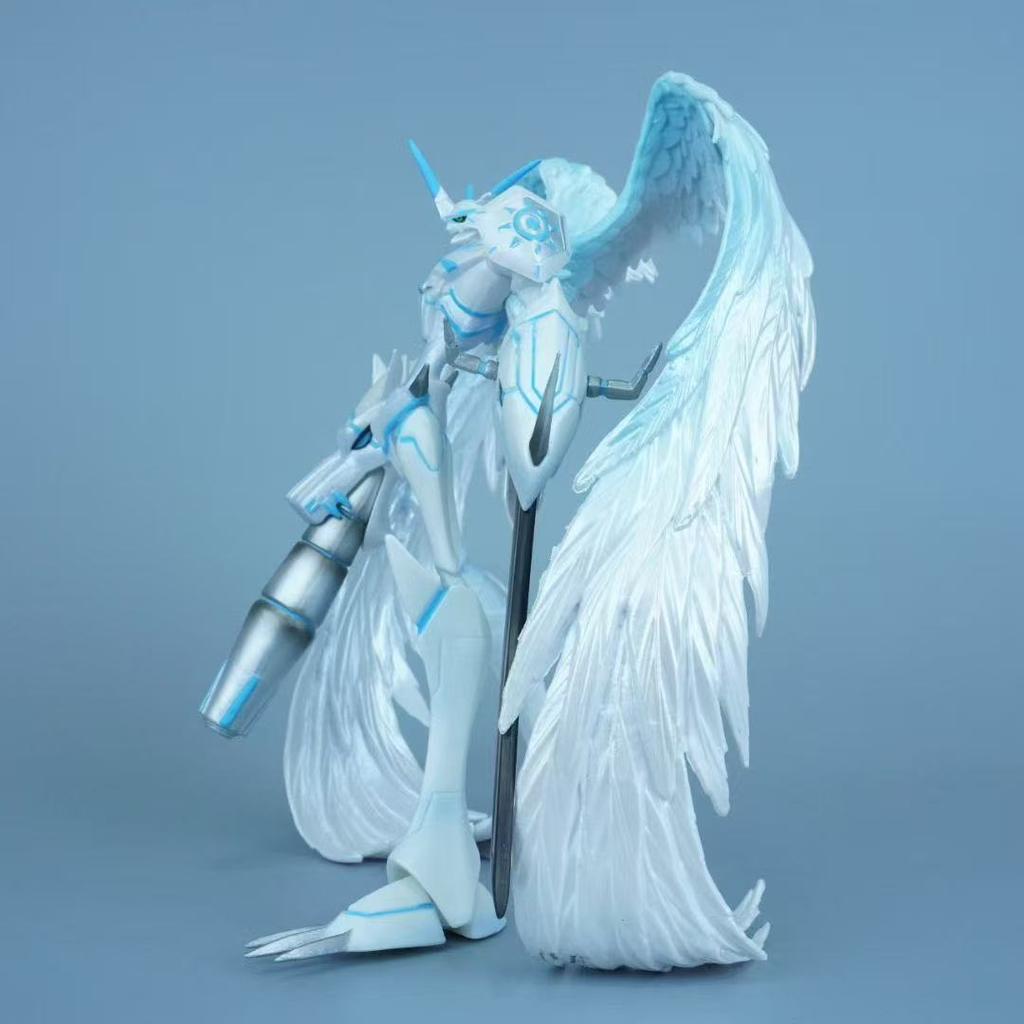 20cm/7.87inch Digimon Adventure Omegamon Merciful Mode Figure Digimon Action Figures Pvc Statue Collection Model Toys Gifts