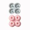 Silikon 4-Mulden Donut Backform