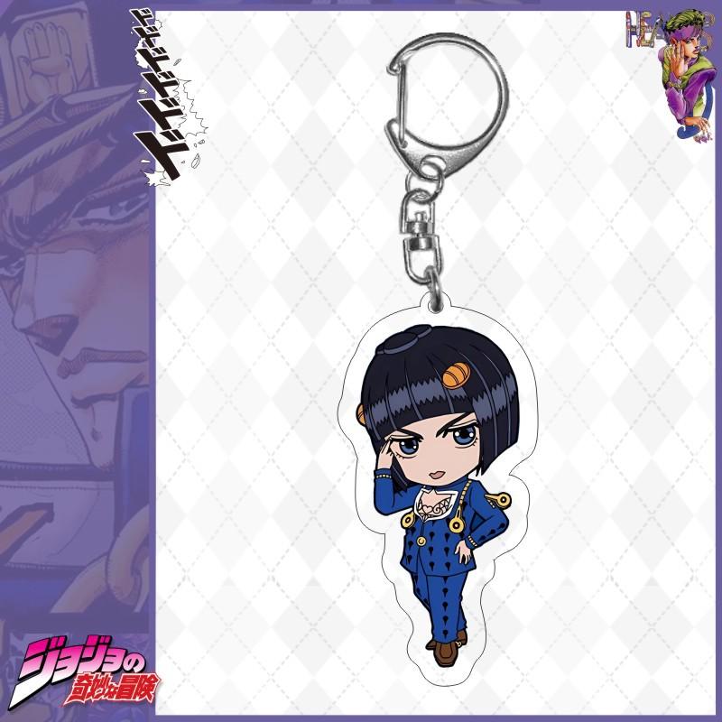 

Hot sell Anime Figure JoJo Bizarre Adventure Cute Cosplay Acrylic Stand Model Plate Desk Decor Stand Sign Figures Friends Gifts 6 cm