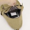 Brusttasche mit großem Fassungsvermögen Herren Mehrschichtige Canvas-Umhängetasche Multifunktionaler kleiner Rucksack