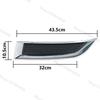 For GMC Acadia 2013 2014 2015 2016 2017 Car Front Bumper Fog Light Frame Lower Intake Grille Fog Light Cover Accessories