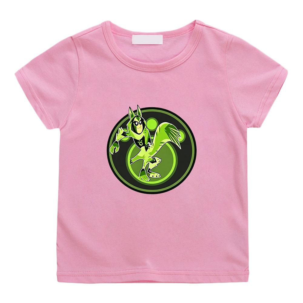 Wild Kratts Cartoon T-Shirt 100% Baumwolle Comic Anime Druck Kinder Oberteile Lässige T-Shirts Jungen und Mädchen Rundhals Kinderkleidung Sommerkleidung Lustiges T-Shirt