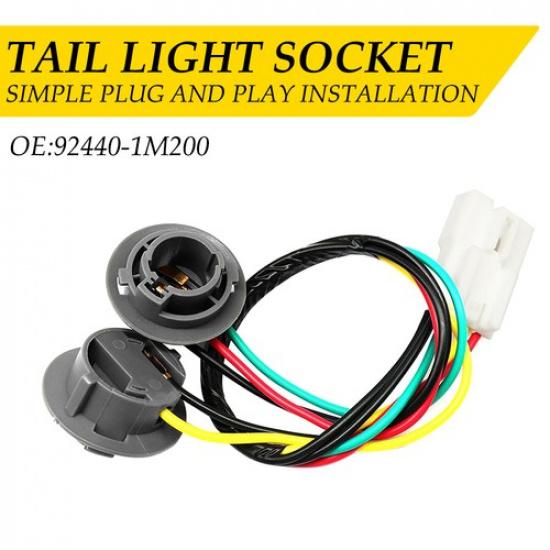 

For 2009-2013 Kia Forte 92440-1M200 Tail Light Lamp Socket Harness Kit Taillight