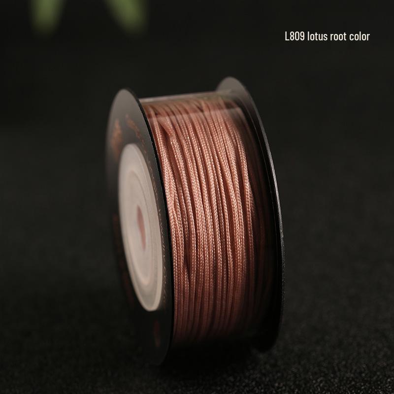 Dragon Knot High-A Jade Thread: Eco-friendly, Colorfast Jewelry Weaving Cord, 79 Colors, Handmade DIY Bracelet Material.